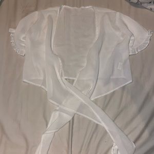 *SOLD* Boutique White Cover Up